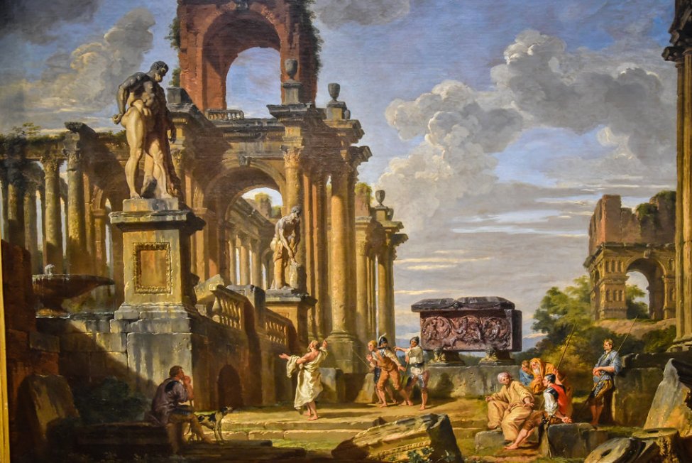 1750_Giovanni Paolo Panini - An Architecture Capriccio of the Roman Forum.jpg