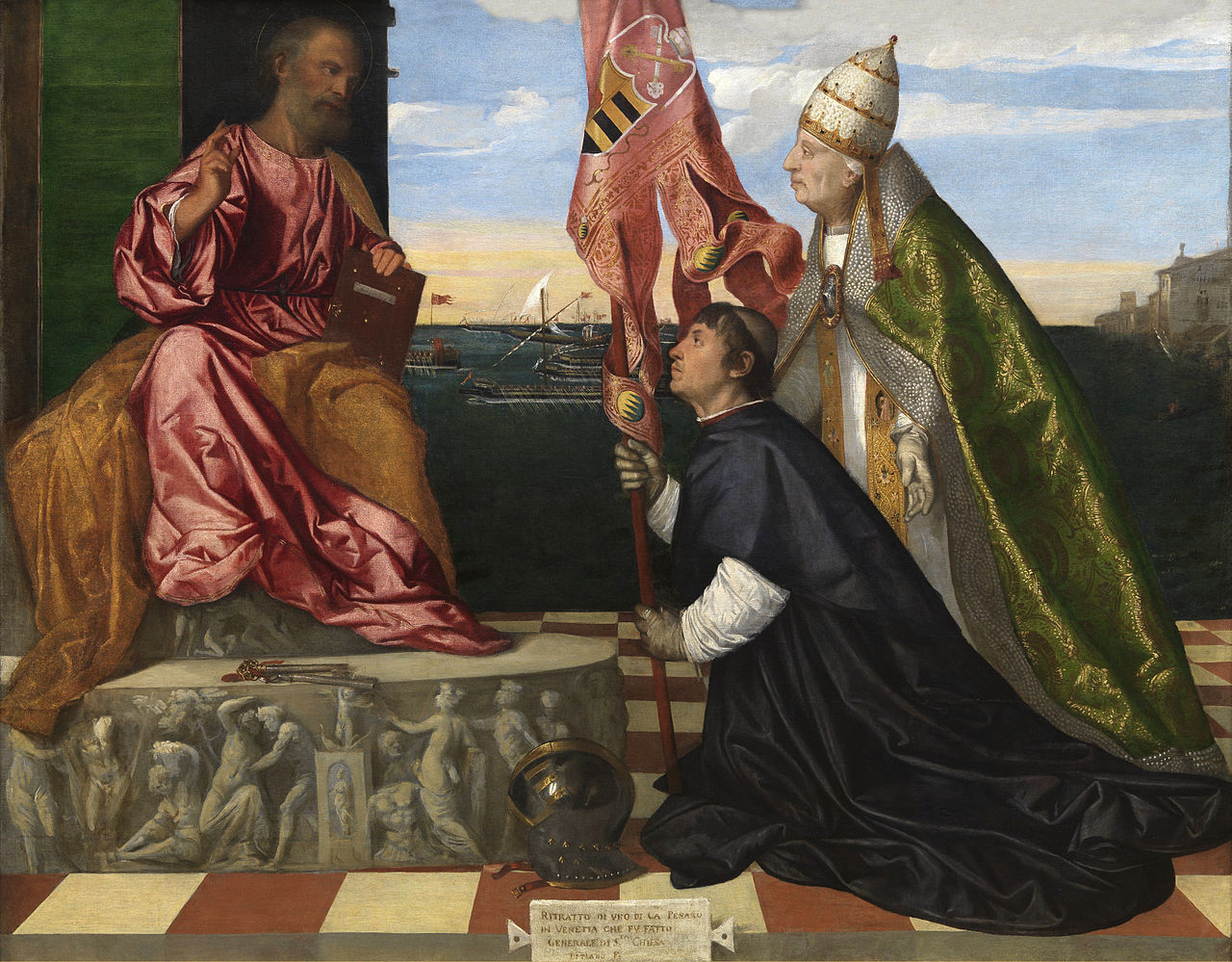 Jacopo_Pesaro_presented_to_St._Peter_by_Pope_Alexander_VI_-_Tizian-2.jpg