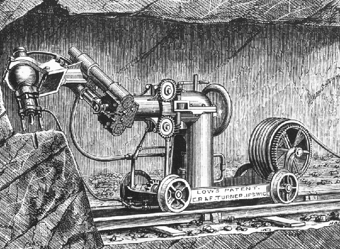 Low's Rock Boring machine built by E R & F Turner of Ipswich.jpg