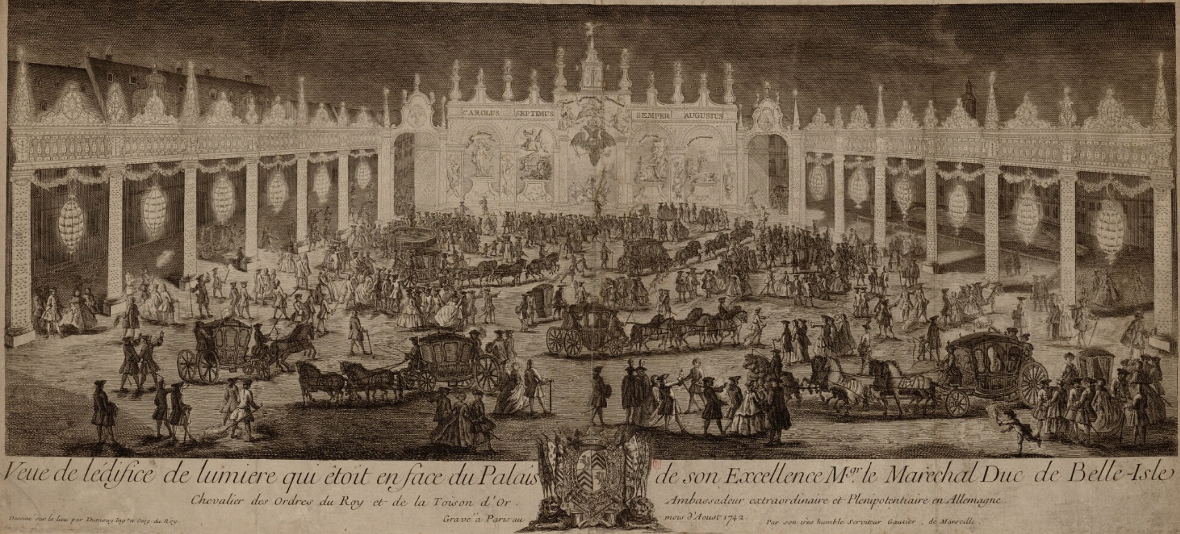 Vue de l'édifice de lumière qui était en face du palais de son Excellence Monseigneur le ma...jpg