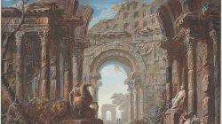 Architectural Capriccio with a Monumental Arch