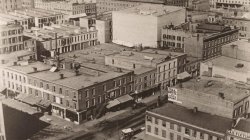 1858 View from the Chicago Court House Cupola - Northeast