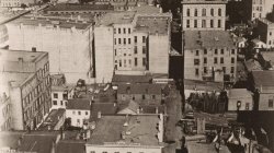 1858 View from the Chicago Court House Cupola - East